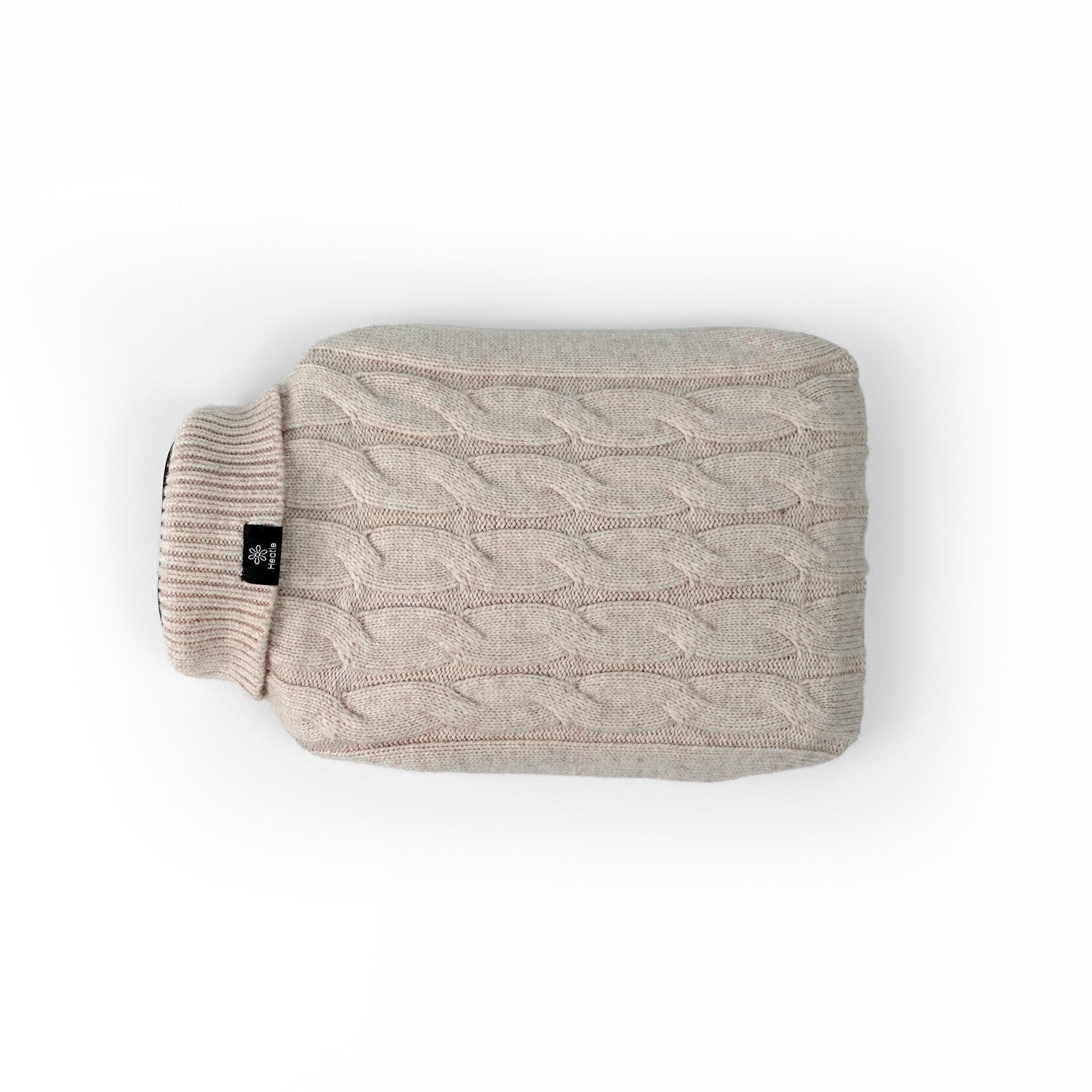 Hot water bottle with merino cover