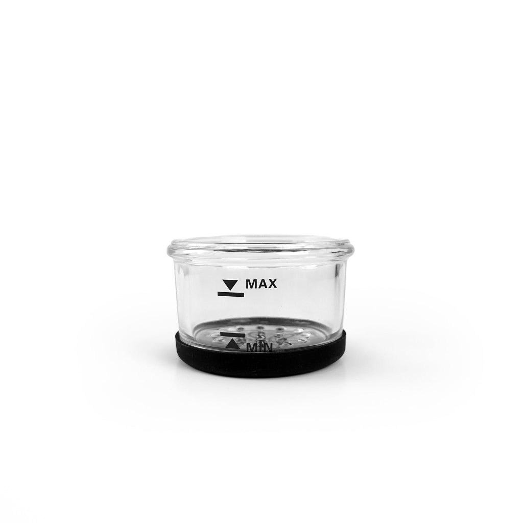 Cleaner Pot with Silicon Pad black